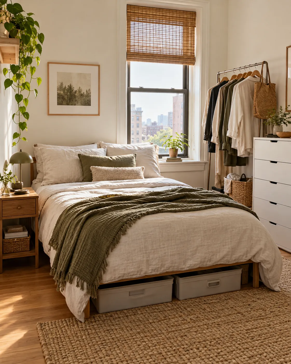 Tidy small bedroom